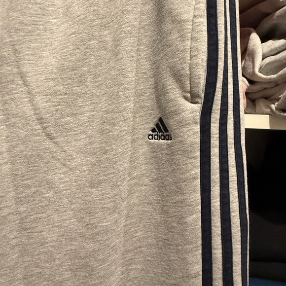 Adidas Men’s Gray Joggers - Picture 2 of 3